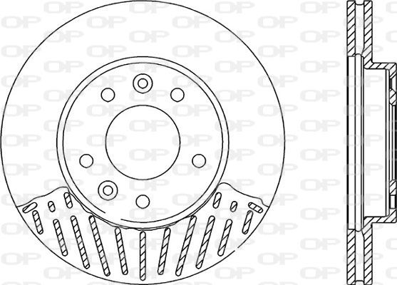 OPEN PARTS Jarrulevy BDR2124.20